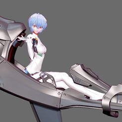 STL file Anime - King Ayanami Cell Phone Holder・3D print model to download ・Cults