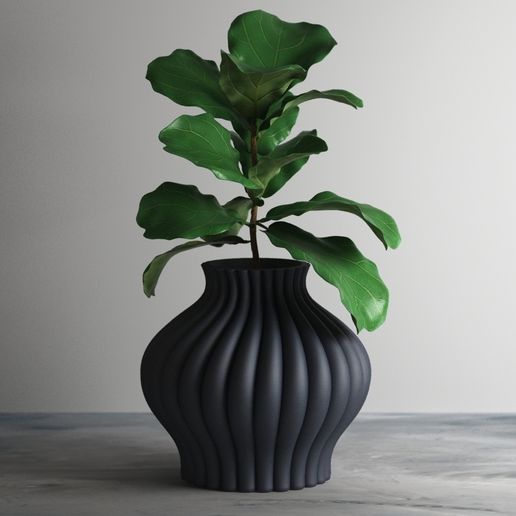 3D Printable Vase - Flower Pot / Planter g130