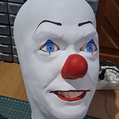 IT- PENNYWISE HAIRLESS HEAD - PRINTABLE