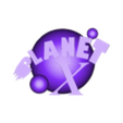 PLANET_X_logo_flamed_11_23_15.stl Planet X Ash Tray and a Arts and Crafts Style Vase / Pot