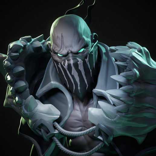 League of Legends - Pyke Bust 3D model