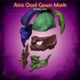 6.jpg Ainz Ooal Gown Mask from OverLord - Fan Art for cosplay 3D print model