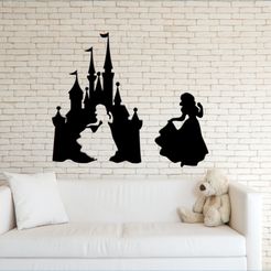 untitled.155.jpg -Datei Disney Castle : Prinzessinnenschloss 2 Modelle enthalten herunterladen • Design zum 3D-Drucken, HomeDecor