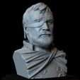 Beric01.RGB_color.jpg Beric Dondarrion from Game of thrones, 3d Printable Model, Bust, 200mm tall