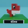 dino4.jpg Minecraft dinosaur model | STL file for 3D printing