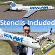 Stencils-Included.jpg Troy's 3D Printed RC 727-200