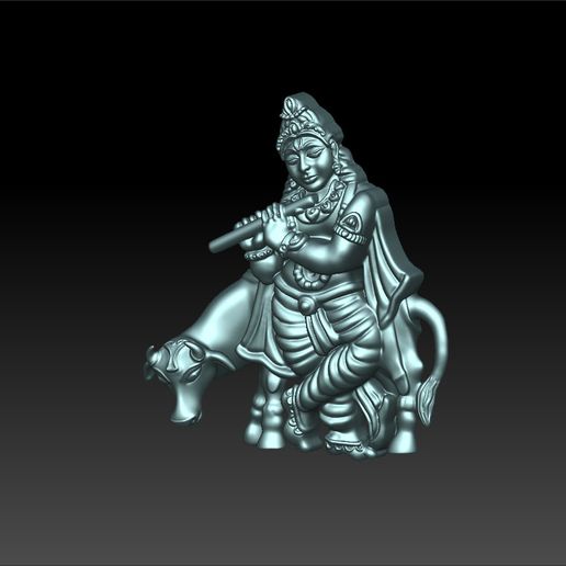 3d lord krishna image