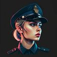 197245745-portrait-of-a-beautiful-woman-in-a-police-cap-3d-rendering.jpg 3D model of Rosdus Kilt "bail enforcement agent" in the fictional action film "the Poisonous".