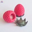 B4.jpg Salière et poivrière en forme de fraise