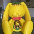 Conejo de Pascua impreso sin soportes