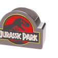 jurassic_park_front.png Jurassic Park Logo Desk Organizer - A Must-Have for Trilogy Fans and Geeks