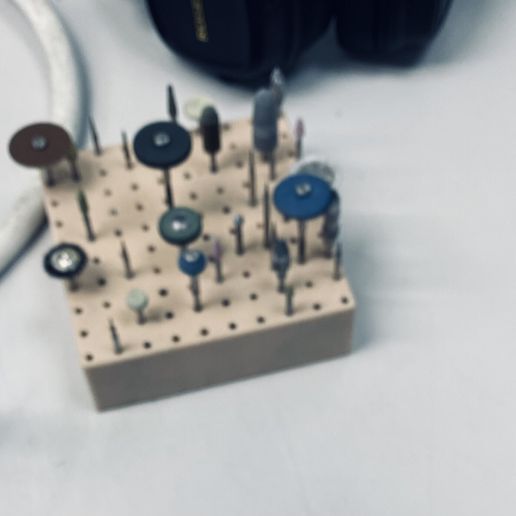 Dental burr storage box