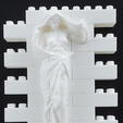 finishedWall.png Montini Nature Unveiling Herself before Science Wall Set (Lego Compatible)