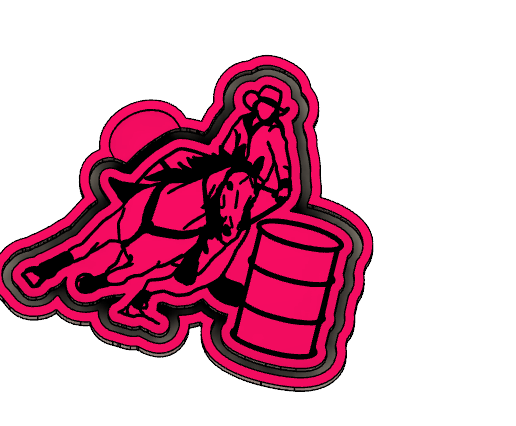 🎨 Barrel Racer 2025 stl・ 3MF File for 3D printing・Cults