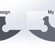 Design.jpg Cable Clip Holder for Aluminium profile