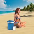 NguoiBaiBien10-Camera-3.jpg Summer Girl 3D Model Pack 3D print model
