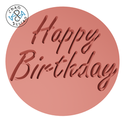 Happy-Birthday-1_Stamp_Embossed_C1_5cm_CP.png Happy Birthday - Stamp (1) - Embossed - Cookie Cutter - Fondant - Polymer Clay