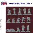 britishinfanrtuSetA.png British Infantry WW2 Set A  1/72 scale