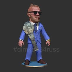 yt.jpg STL file Conor McGregor・Model to download and 3D print