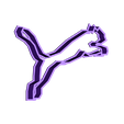 puma.stl Famous Brands cookie cutter set