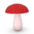 Pilz1.png Mushroom table decoration with 4 different heads / Mushroom table decoration with 4 different heads