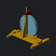 IsoView2.png Free STL file Optical Test Stand for 4-8" Telescope Mirrors・Template to download and 3D print