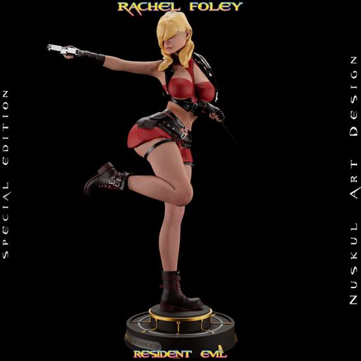 🧟 Rachel Foley - Residual Evil - Collectible Rare Model・ 3D File for 3D ...