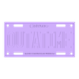 ON_License_Plate_-_OUTATIME.stl Blank Ontario License Plate for RC Vehicles