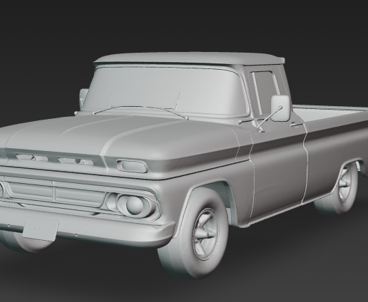 1960 Chevrolet C10 1960 - 3D Decorative Model