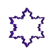 SNOWFLAKE_COOKIE_CUTTER.stl Cortador de biscoitos de Natal