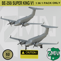 v1.png STL file SUPER KINGAIR BE-350I V2・3D printing model to download
