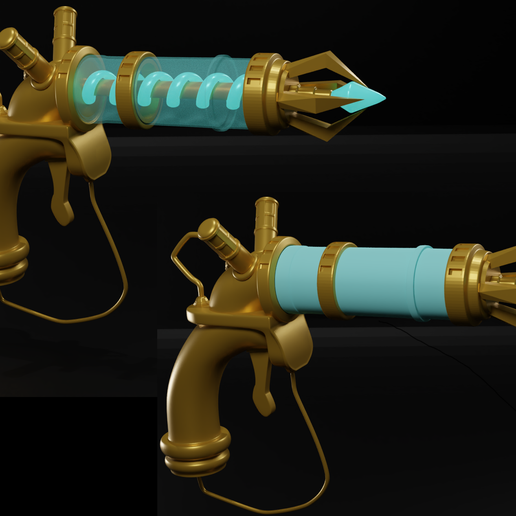 Jinx Zap Gun - League of Legends Cosplay - LOL 3D print model 3D model