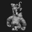 3.jpg Donkey Kong (DK) and Diddy kong  - homekongs - fan art
