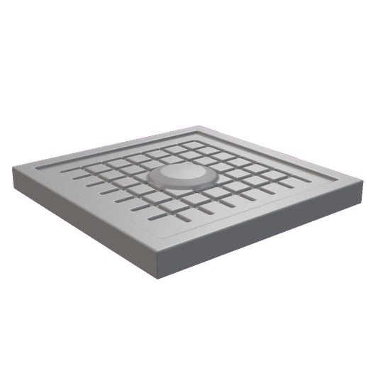Roman Mosaic Floor Tile STL - Bathhouse Diorama 3D Print