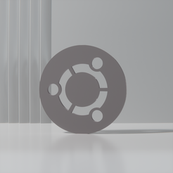 Ubuntu.png Archivo STL gratuito Logotipo/plantilla de la distribución Ubuntu・Design para impresora 3D para descargar