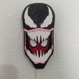 ABIERTO.png 3D-Datei VENOM SPIDERMAN - WAND SCHLÜSSELANHÄNGER・3D-druckbares Design zum Herunterladen