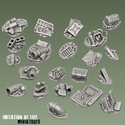 mn Sted ES = hom = = a — = Wasteland base toppers set 2 - Supportfree base detailing kit.