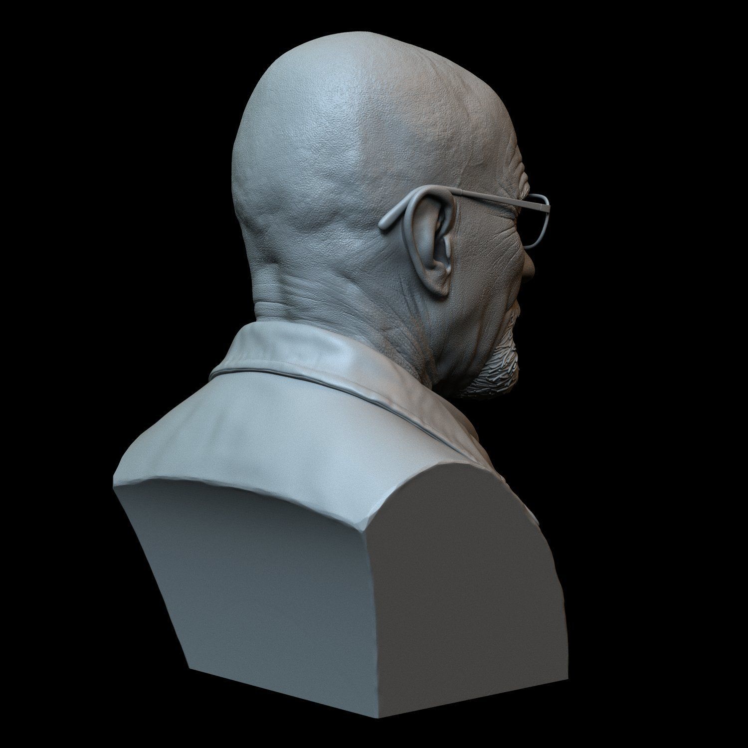 Mrwhite07.RGB_color.jpg Télécharger fichier Walter White alias Heisenberg (Bryan Cranston) de Breaking Bad. • Design pour imprimante 3D, sidnaique