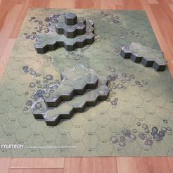 Make-1.jpg Файл STL BATTLETECH TERRAIN MAP WOODLAND (BATTLETECH MAP PACK GRASSLANDS)・Модель для загрузки и 3D-печати