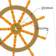 seawheel_v03-09.jpg Ships Steering Wheel v03 for 3d-print and cnc