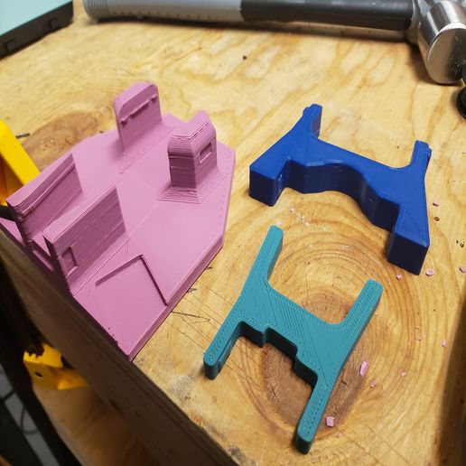 fully 3d printable micro dremel bench mount 3D model
