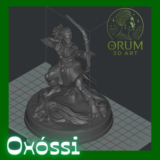 OXÓSSI 2026 - STL Sculpture for 3D Printing | Orixá Caçador | Umbanda and Candomblé
