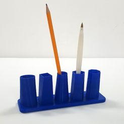 STL file pencilcase 필통 pencase monami ballpoint pen 🖊️・Design