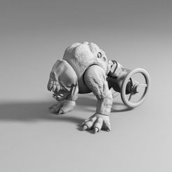 d1.jpg Datei 3D artikuliertes Pinky-Monster・Modell für 3D-Druck zum herunterladen