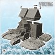 2.jpg Large wooden and stone Viking house with carved stairs and accessories (5) - Alkemy Asgard Lord of the Rings War of the Rose Warcrow Saga
