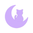 CAT Moon.stl IKEA SKADIS CAT MOON