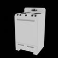 Stove.jpg Eletrical Appliances - Fridge, Stove (With Pans) and Extractor Hood