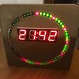 clock_kit_recess_stands_scad_FrontView.jpeg Rotation LED Clock Enclosure