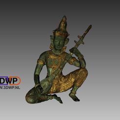 Indian1.jpg Download free STL file Indian God Sculpture 3D Scan • 3D print model, 3DWP