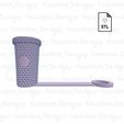 Untitled-7.jpg 3D file Starbucks Studded Tumbler Inspired Hex Straw Cap・3D printable model to download